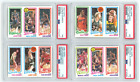 1980-81 Topps Magic Johnson, Larry Bird Lot of 4 RC Rookie Cards PSA 7 Near Mint