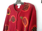 Susan Bristol  3W 2X cardigan sweater Vintage Beaded embroidered Sunflowers NWT