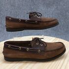 Sperry Top Sider Boat Shoes Mens 12M Brown Authentic Original Two Tone Leather
