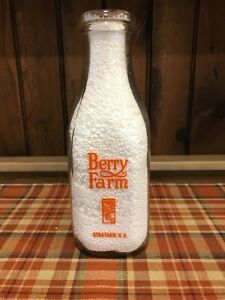 Berry Farm Old Vintage Milk Bottle Stratham NH