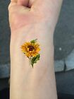 temporary tattoo - Set of two wrist size Flower (approx. 1.5