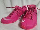 🌟 Nike Shox Sneakers Shoes Size 7Y Hot Pink & White Women's Girls Athletic 🌟