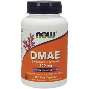 DMAE 250mg 100 Veg Capsules Cognitive Health Mental Focus Memory Energy
