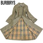 Woman's Burberrys Single Trench Coat Vintage Beige Size 7AR(S).
