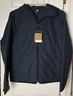 NEW THE NORTH FACE MEN'S STANDARD FIT INSULATION PUFF NAVY HOOD JACKET Large L