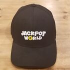 Jackpot World Hat Cap Strap Back Black Game App Gamer