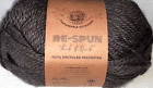 Lion Brand Re Spun Thick & Quick 6 S Bulky Acrylic Polyester Yarn Espresso 12oz