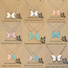 Women 925 Silver Gold Butterfly Best Friend Friendship Necklace Jewelry Gifts