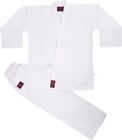 Zafco Karate Uniform with Belt,  Karate/Martial Arts Gi  sz 5   White