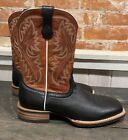 Ariat Quickdraw Western Black Boot Square Toe Cowboy Boots Size 11D WORN 1X