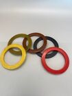 VINTAGE BAKELITE RINGS FOR CRAFTING JEWELRY MAKING RED BLACK GREEN BUTTERSCOTCH