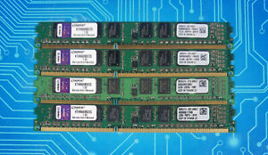 8GB (4x2GB) PC3-10600u DDR3-1333MHz 1Rx8 Non-ECC Kingston KTH9600BS/2G