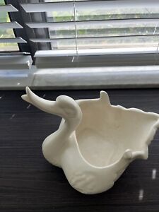 Vintage Hull Pottery Happy Duck Swan #23 Planter Candy dish Decorative Bowl