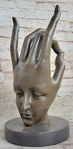 New ListingHand Made Rare Salvador Dail Hand by Lost wax Method Bronze Classic Artwork