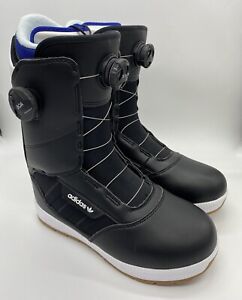 Adidas Response 3MC ADV Snowboard Boots Size 8.5 EG9391 Double H3 BOA Core Black