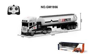 RC Semi TANKER Truck And Trailer 18 Inch 2.4Ghz Fast Speed 1:16 Scale Electric