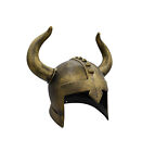 Kids Medieval Barbarian Helmet Horns Viking Horned Halloween Costume Accessory