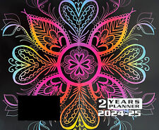 2024-2025 2-Year 2YR Monthly Pocket Planner Calendar Diary Mandela Bohemian Art