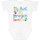 Inktastic My Aunt In Oregon Loves Me Baby Bodysuit Girls Boys Childs From Auntie