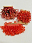 Plastic Bead Trim Fringe Edging Tassel Craft Dress Curtain 3 Yards Sew DIY