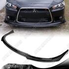 For 09-15 Mitsubishi Lancer GT GTS RA-Style Painted BLK Front Bumper Lip Spoiler (For: Mitsubishi Lancer)