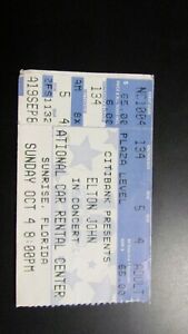 Oct 4, Elton John Ticket Stub