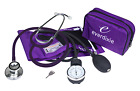 New PURPLE Adult BP Cuff Blood Pressure Kit With Matching Seperate Stethoscope