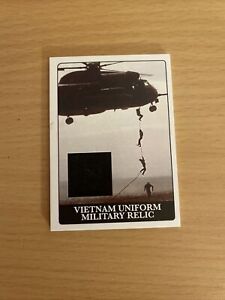 2019 Historical Autographs Co 1969 US Military Relic Card Vietnam Uniform