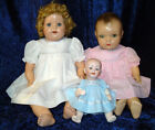 Sweet Batiste Cotton Baby Doll Dress With Vintage Trim in Three Colors