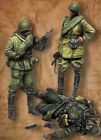 1/35 Resin Figure Model Kit Soviet Soldiers German Dead Wounded WW2 Unpainted