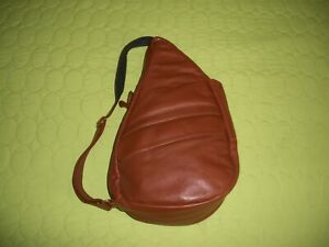 AmeriBag Brown Leather Healthy Back Bag