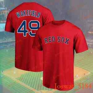 SALE!!! R.I.P Tim Wakefield #49 Boston Baseball Red Sox Team T shirt S-5XL #1