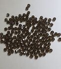 Job Lot 100 pcs Genuine SWAROVSKI 4mm Round 5000 Crystals Beads: SMOKEY QUARTZ