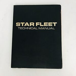 Star Trek Star Fleet Technical Manual 1975 First Printing w/ Cover TM 379260