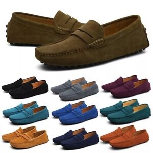 Men Casual Shoes Fashion Men Shoes Genuine Leather Loafers Moccasins Slip on