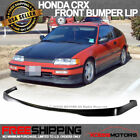 Fits 90-91 Honda CRX Si Coupe Type R Unpainted Front Bumper Lip Spoiler - PU