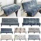 Armless Sofa Bed Cover Futon Stretch Slipcover Elastic Full Folding Couch Cover