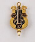 Vintage Iota Kappa Lambda Music Harp Fraternity Sorority Badge Member Pin