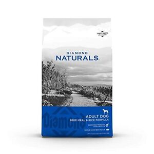 Diamond Naturals Dry Food for Adult Dog, Beef and Rice Formula, 40 Pound Bag