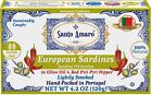 12 Pack Santo Amaro European Wild Sardines in Olive Oil & Red Piri Piri Pepper
