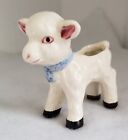 New ListingVintage Japan White Little Lamb Sheep Planter Hand Painted Ceramic Porcelain