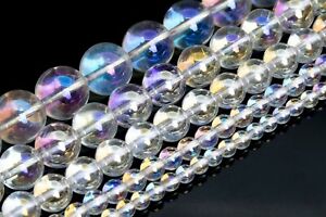Rainbow Crystal Quartz Beads Grade AAA Round Gemstone Loose Beads 4/6/8/10MM