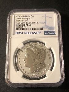 2023 S Reverse Proof Morgan Silver Dollar NGC PF69 First Releases