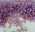 Swarovski Crystal 5328 3mm bicone beads, Light Amethyst Shimmer 2X (36 pcs)
