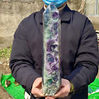New Listing8.9LB Large Natural colored fluorite crystal column obelisk healing specimen