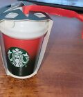 starbucks holiday 2021 ornament ombre red and green