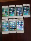 Lot of 7 Apple iPhone 4S A1387 16GB White ( AT&T/ Verizon/Sprint /Telcel )