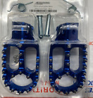 Blue Aluminum Billet Foot Pegs PW50  PW80 CRF & others  PERFECT FIT