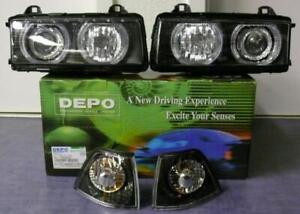 BMW E36 - Headlight Angel-Eyes Incl Indicator for Saloon Touring Compact New