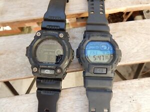 2x Casio G-shock Watches GW-7900 Solar Multiband 6 and GD-350. READ Description